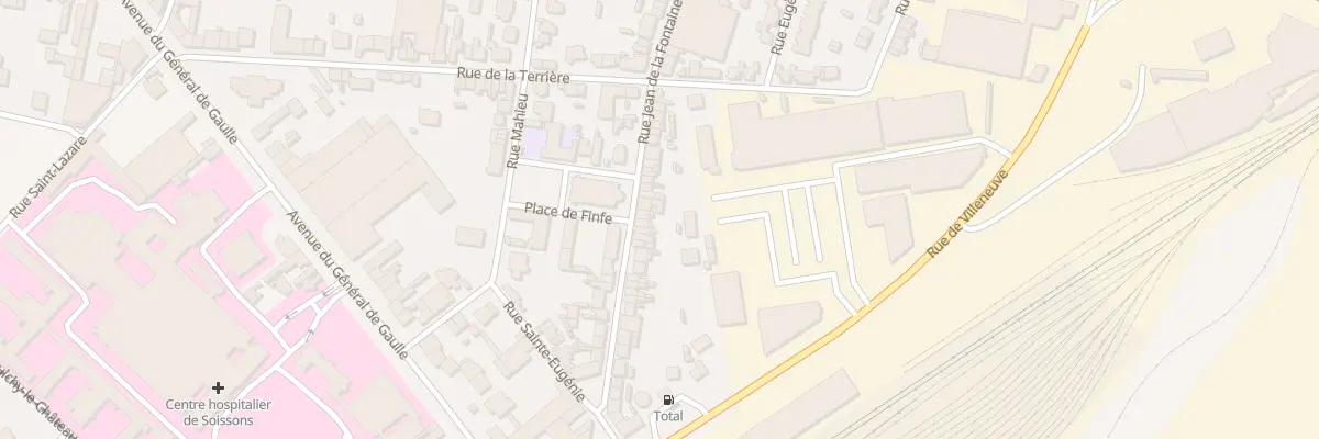 Plan du 49 Rue Jean de la Fontaine à Soissons