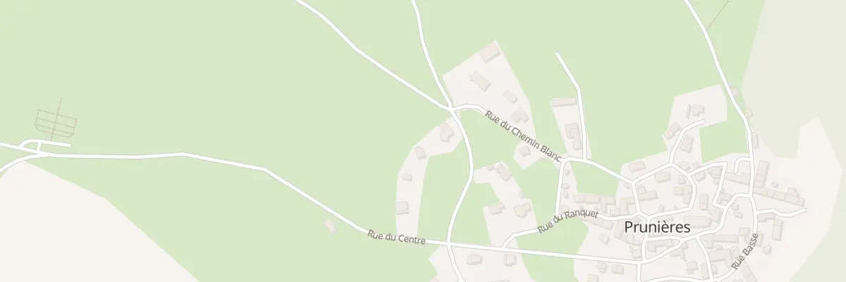 Plan du 5105 Prunieres à Prunières