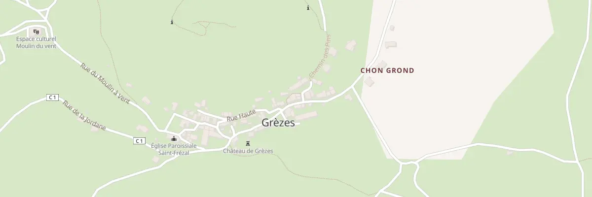 Plan du 5020 Grezes à Grèzes