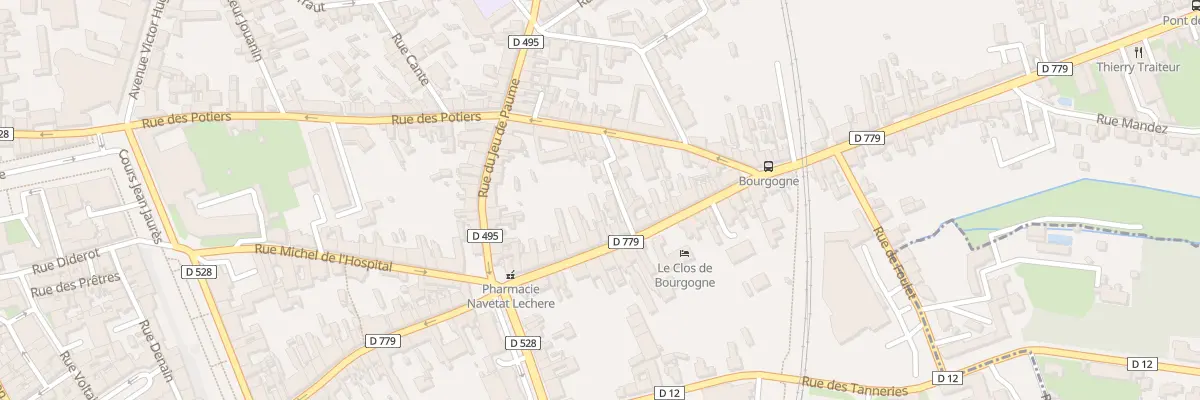 Plan du 66 Rue de Bourgogne à Moulins