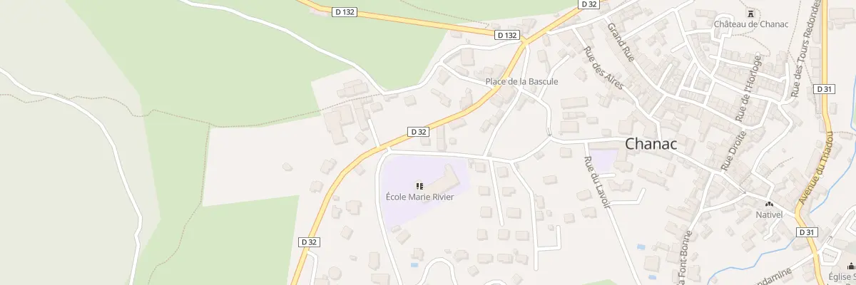 Plan du 15 Rte du Cros à Chanac