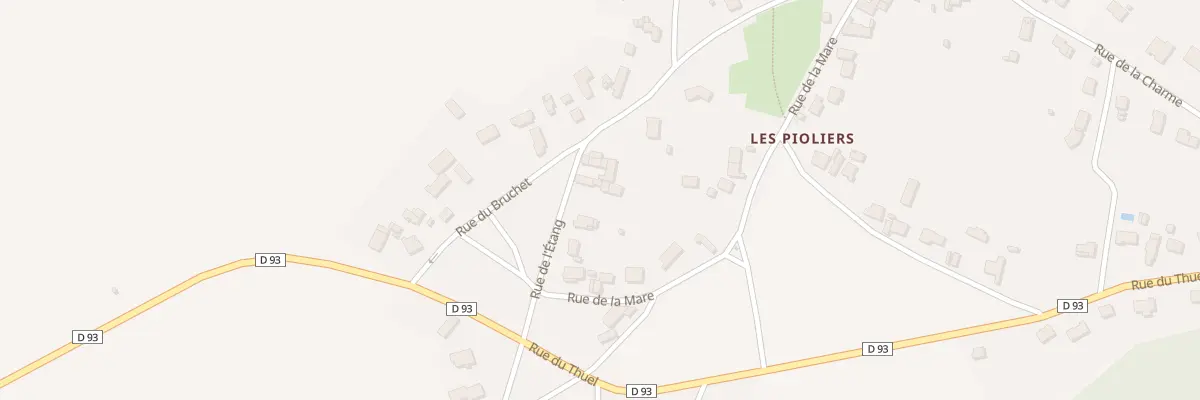 Plan du 6 Rue de l’Etang - les Pioliers à Villeneuve-les-Cerfs