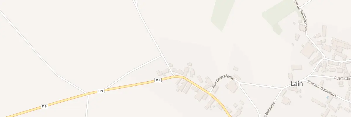 Plan du 16 Rue de la Puisaye à Lain