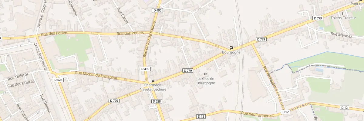 Plan du 68 Rue de Bourgogne à Moulins
