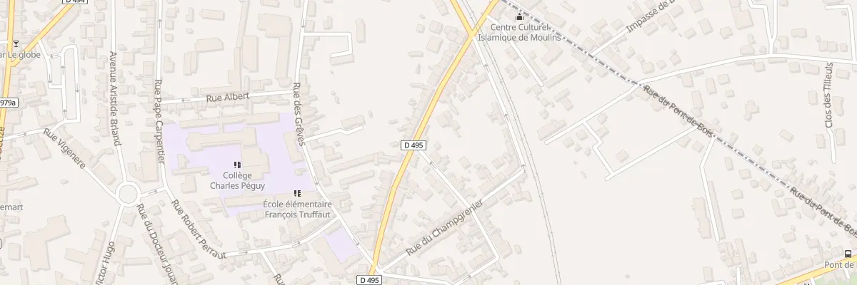 Plan du 74 Rue du Jeu de Paume à Moulins
