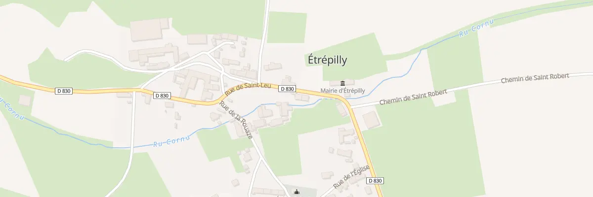 Plan du 4 Rue de St Leu à Étrépilly