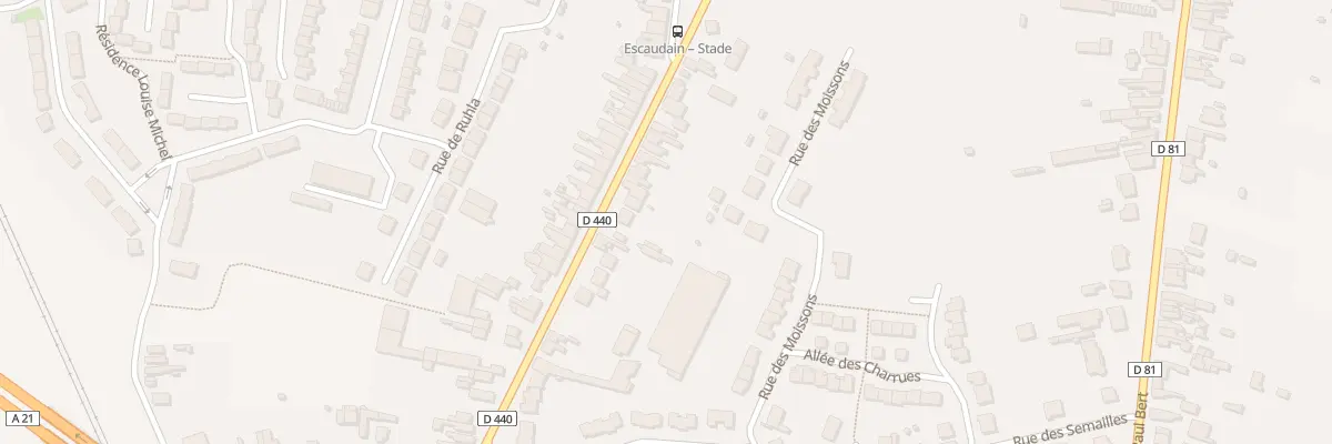 Plan du 69 Rue Emile Zola à Escaudain