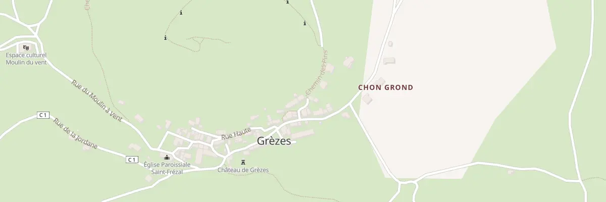 Plan du 5137 Le Bourg à Grèzes