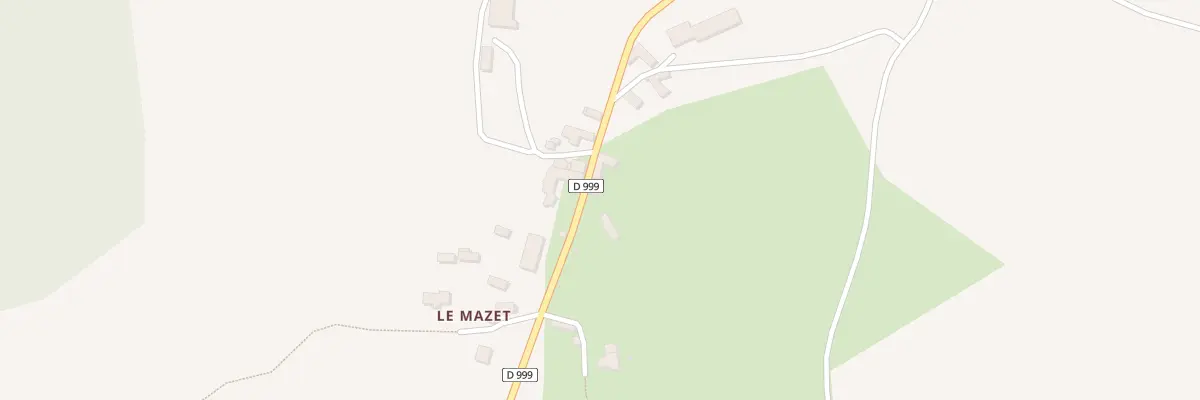 Plan du 5041 Le Mazet à Lachamp-Ribennes