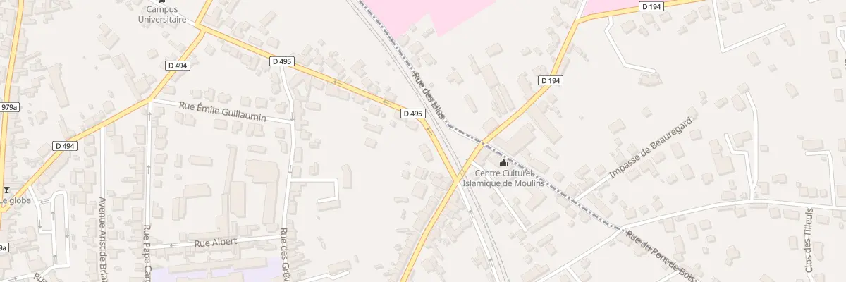 Plan du 67 Rue des Geais à Moulins