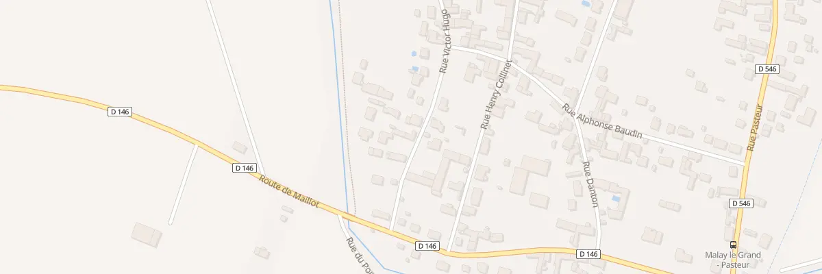 Plan du 84 Rue Victor Hugo à Malay-le-Grand
