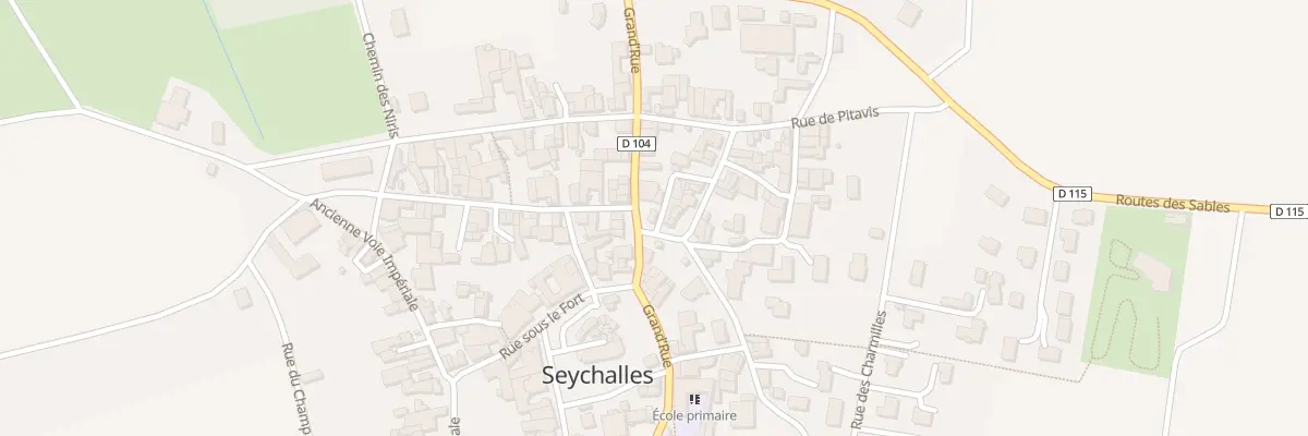 Plan du 7 Rue des Vieilles Caves à Seychalles