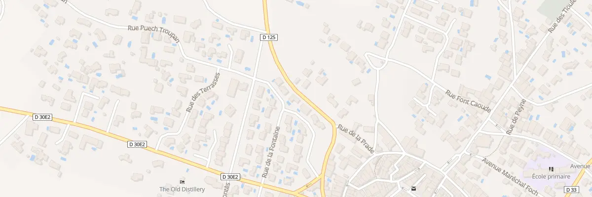 Plan du 8 Rue des Jardins à Alignan-du-Vent
