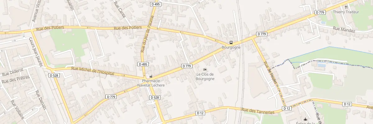 Plan du 70 Rue de Bourgogne à Moulins