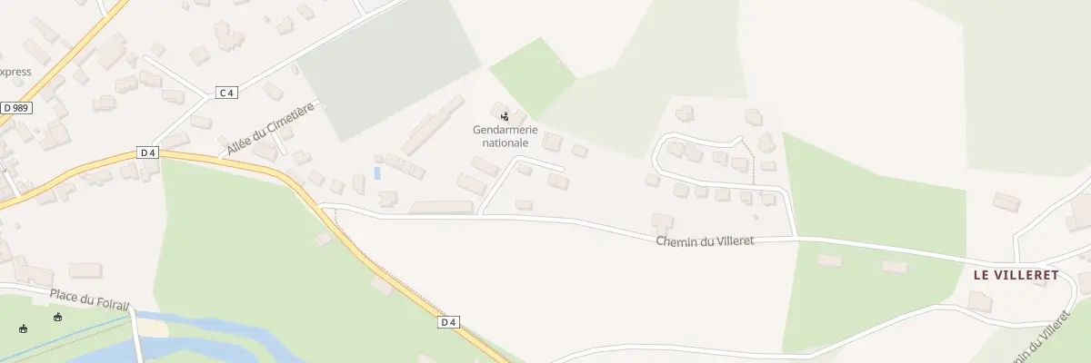 Plan du 5360 Che du Villeret au Malzieu-Ville