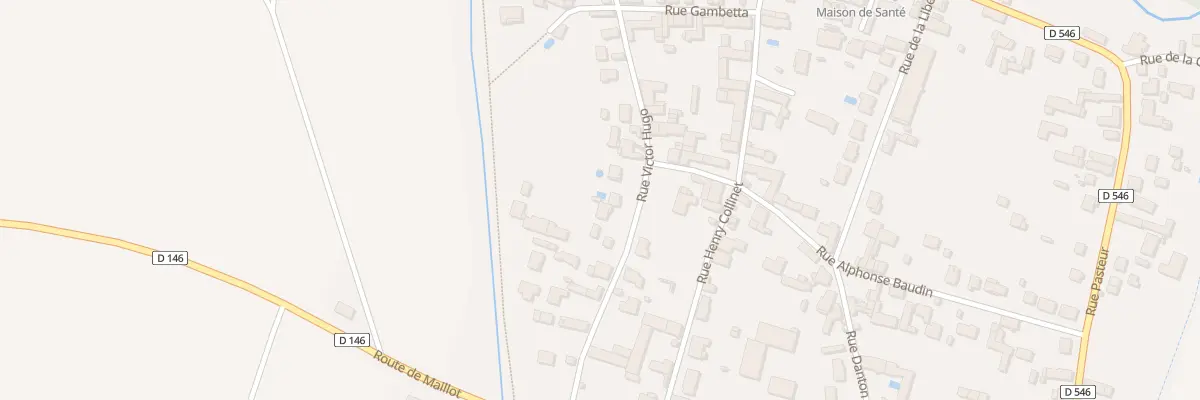 Plan du 70 Rue Victor Hugo à Malay-le-Grand