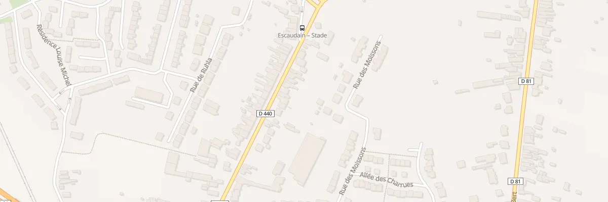 Plan du 63 Rue Emile Zola à Escaudain