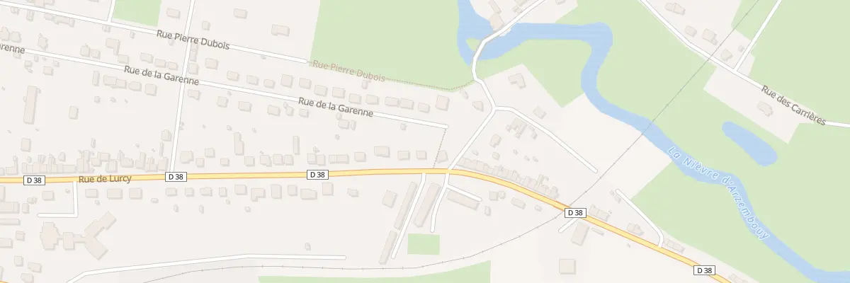 Plan du 105 Rue de Lurcy à Prémery