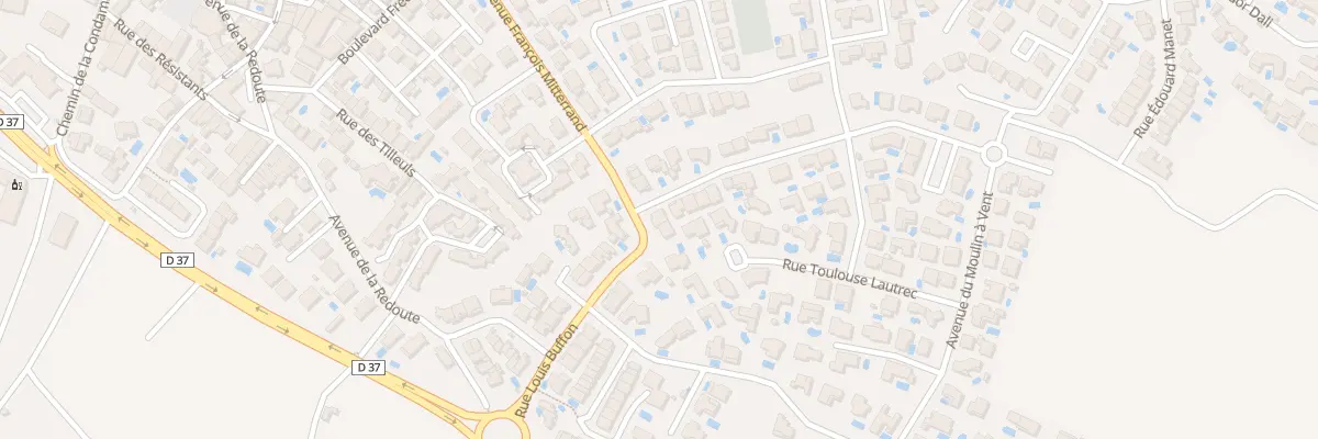 Plan du 23 Rue Louis Buffon à Portiragnes