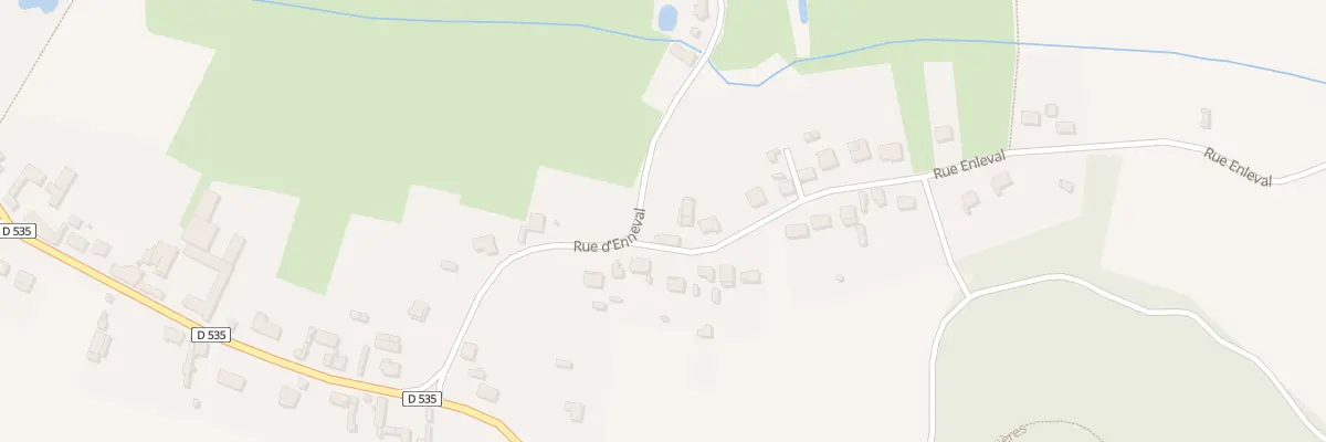 Plan du 1 Rue Enleval à Barisis-aux-Bois