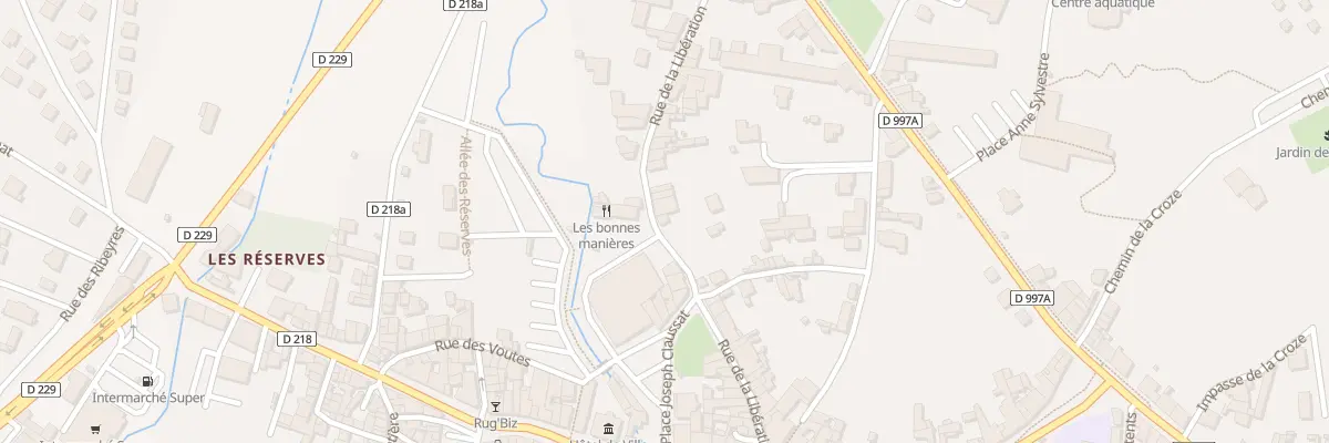 Plan du 26 Rue de la Libération à Billom