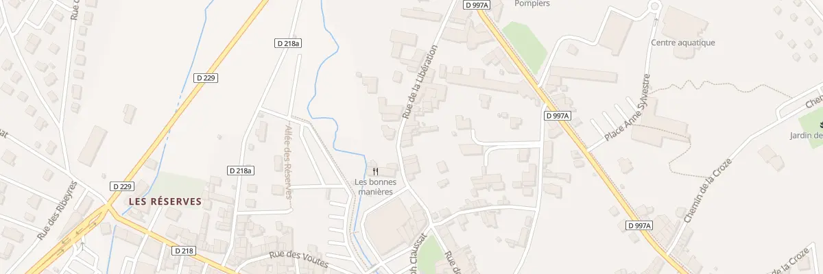 Plan du 38 Rue de la Libération à Billom