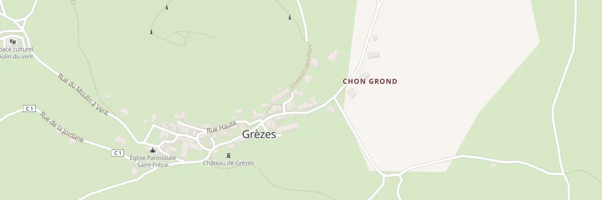 Plan du 5007 Grezes à Grèzes
