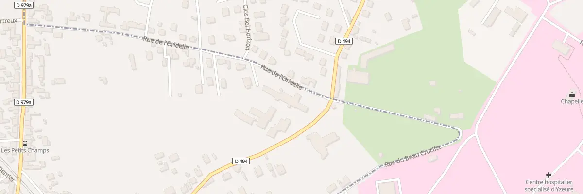 Plan du 70 Rue de la Motte à Moulins