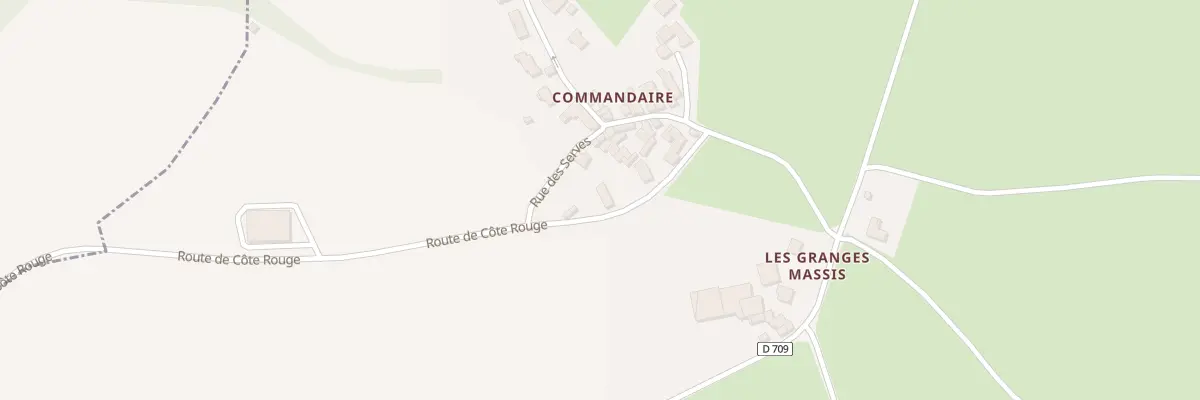 Plan du 6 Rte de Côte Rouge à Usson