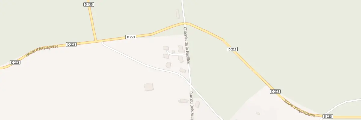 Plan du 5 Chem de la Feuillee - Pioliers à Villeneuve-les-Cerfs
