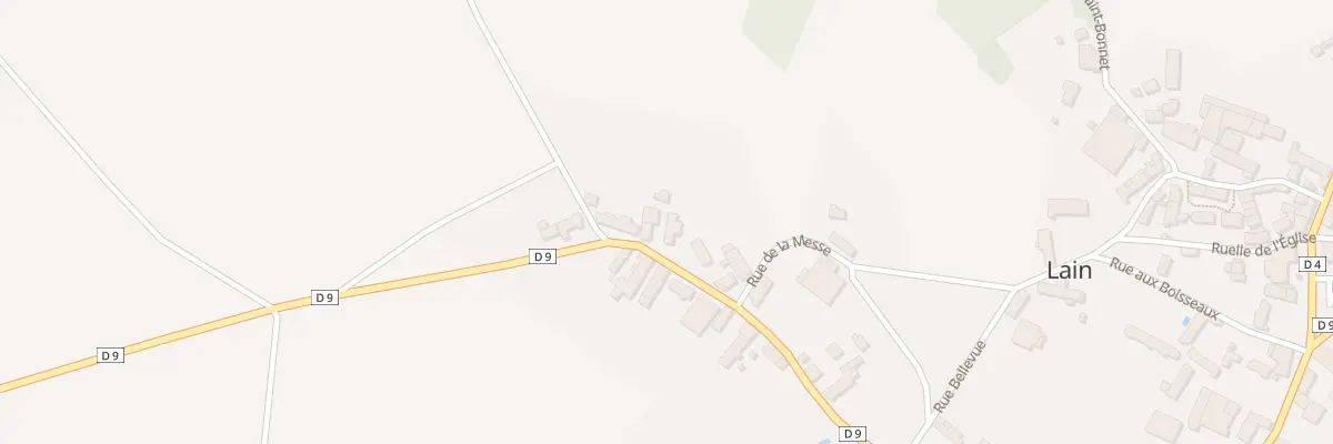 Plan du 14 Rue de la Puisaye à Lain
