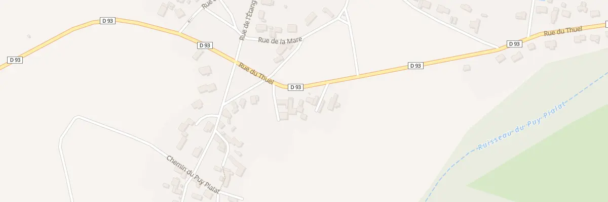 Plan du 46 Rue du Thuel les Pioliers à Villeneuve-les-Cerfs