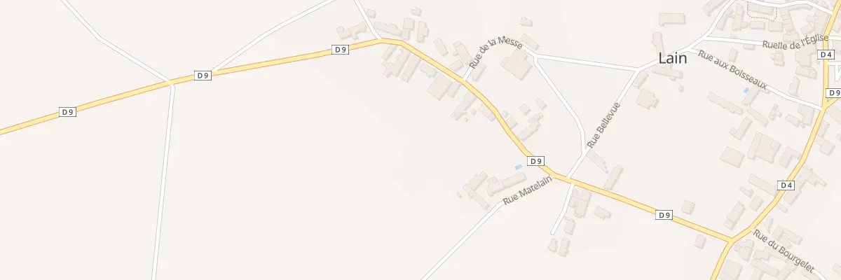 Plan du 11 Rue de la Puisaye à Lain