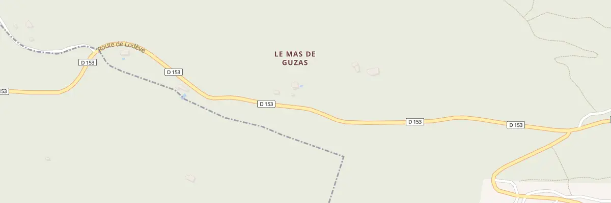 Plan du 5253F Mas de Guzas à Soumont