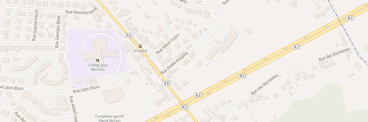 Plan du 3 Rue André Ampère à Belleu