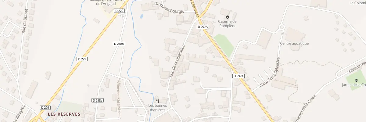 Plan du 48 Rue de la Libération à Billom