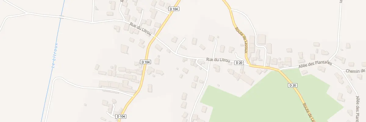 Plan du 5 Rue du Litrou à Culhat