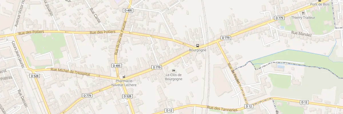 Plan du 80 Rue de Bourgogne à Moulins