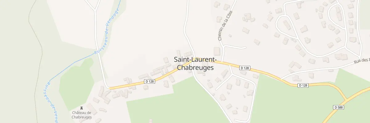 Plan du 5014 Chabreuges à Saint-Laurent-Chabreuges