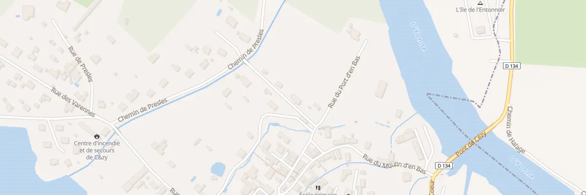 Plan du 2 Rue de l’Amandier à Cézy