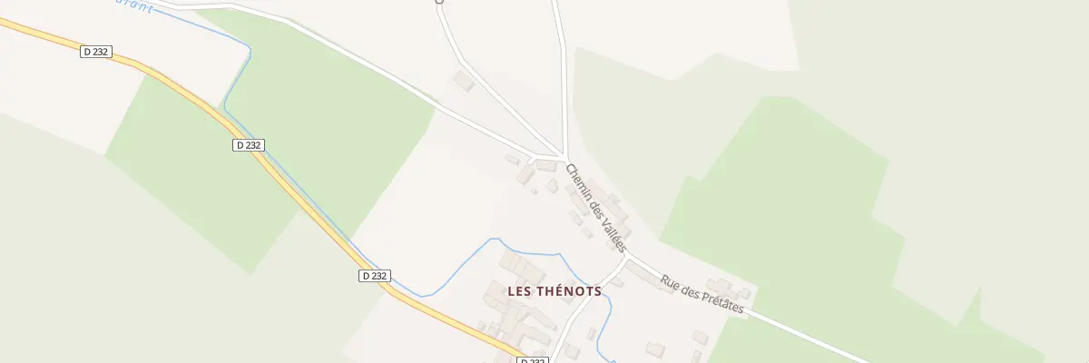 Plan du 1 Che des Moines à Villeneuve-sur-Yonne