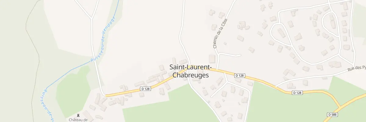 Plan du 5016 Chabreuges à Saint-Laurent-Chabreuges