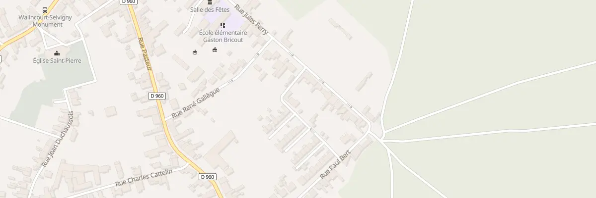 Plan du 23 Rue Charles Delbarre à Walincourt-Selvigny