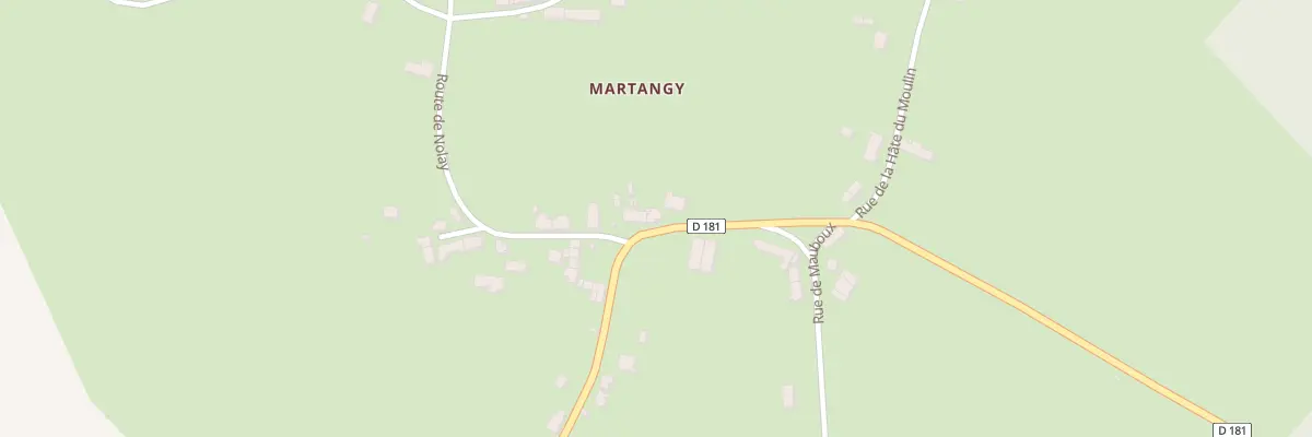 Plan du 271 Martangy à Nolay