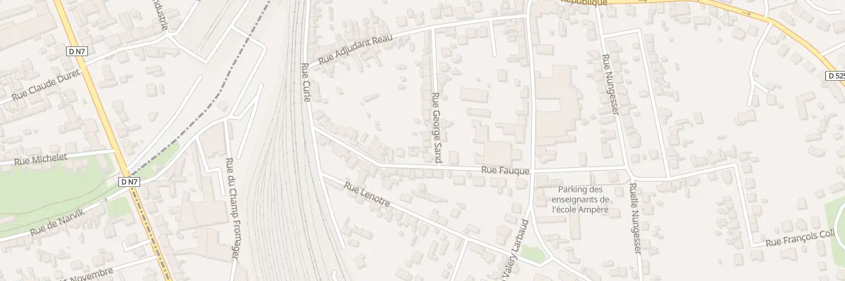 Plan du 16 Rue George Sand à Yzeure
