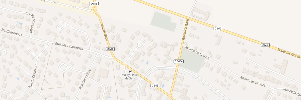 Plan du 7 Rue de Sens à Malay-le-Grand