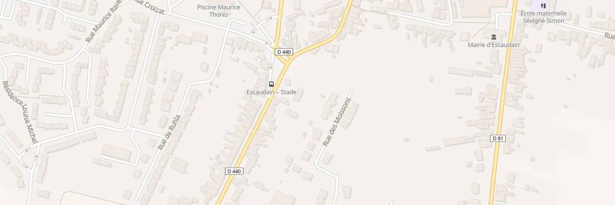 Plan du 45A Rue Emile Zola à Escaudain