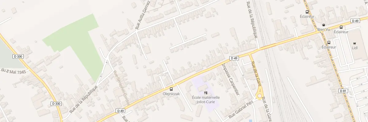 Plan du 58 Rue Jean Jaurès à Rœulx