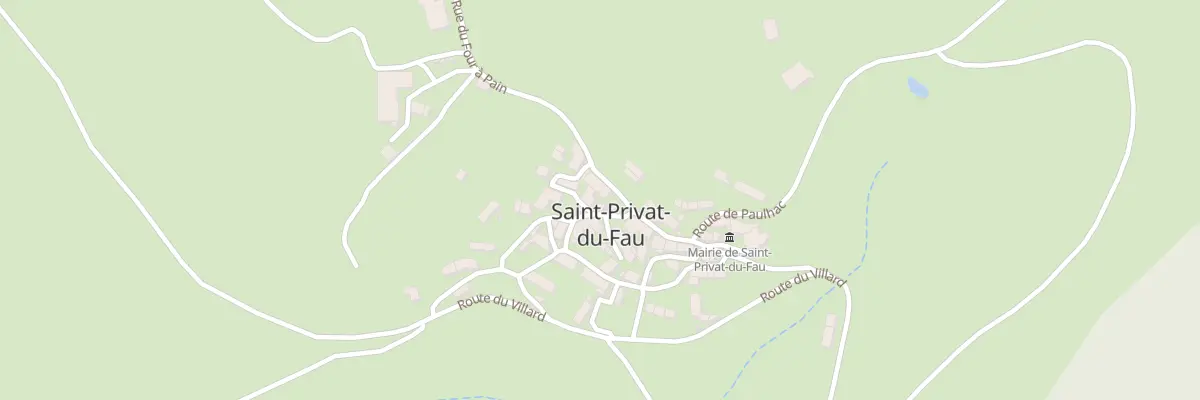 Plan du 5068 Saint Privat à Saint-Privat-du-Fau