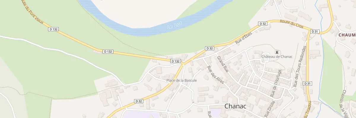 Plan du 5095 Rte du Pont Vieux à Chanac